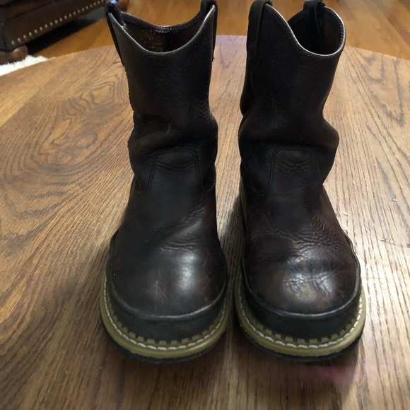 Little Georgia Giant Wellington Brown Boot Boys size 2M
